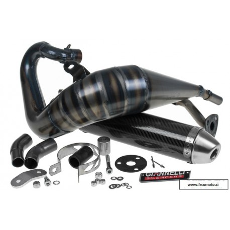 Exhaust  Giannelli Enduro Carbon  - Yamaha DTR / Malaguti XSM (od 2004-) (E-Pass)
