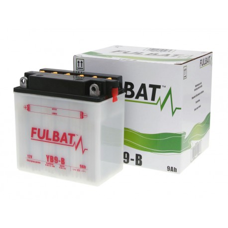 Battery Fulbat YB9-B DRY incl. acid pack