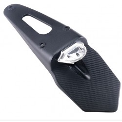Rear fender with LED light 4Tune Carbon - Universal