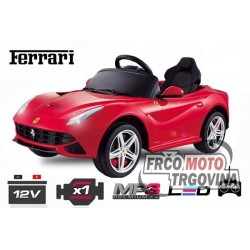 Električni Avto  Ferrari F12 1x 25W 12V - Rdeč