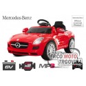 Električni avto- Mercedes SLS AMG 2x 25W 6V