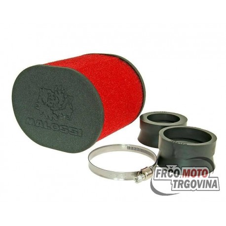 Air filter Malossi E15 oval 42-50-58.5mm carb connection