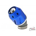 Air filter Grenade Blue angled 42mm connection
