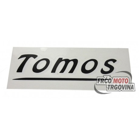 Sticker Tomos black 11x 5xm