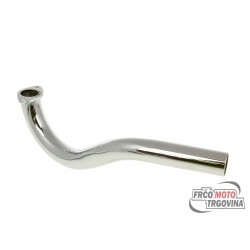 Exhaust manifold 28mm chromed for Puch Maxi