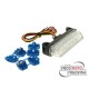 Tail light LED clear 78x16mm E-marked universal
