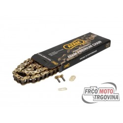 Drive chain AFAM reinforced Gold 428 R1-G x 140