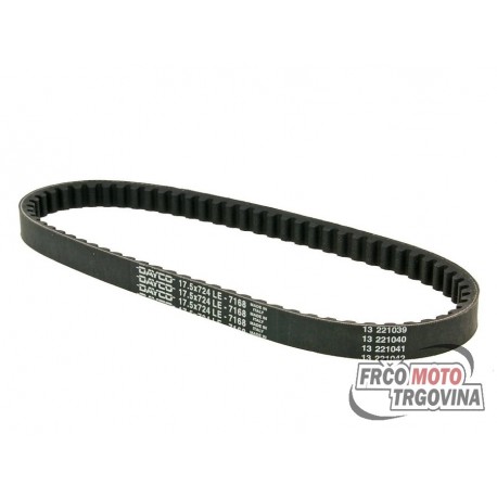 Drive belt Dayco type 724mm for Piaggio short version , Honda , Peugeot