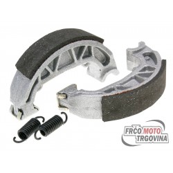 Brake shoe set Polini 100x20mm w/ springs for drum brake for Piaggio Free , NRG , TPH/Typhoon 50 , Zip Base 25/50