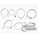 Cable set for Tomos T12 - silver