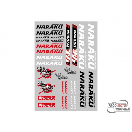 Sticker set Naraku 29.7x21cm 30-delni