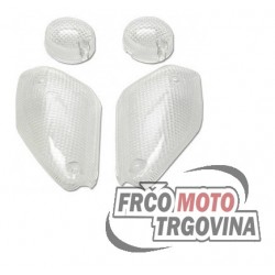 Indicator lens set TNT Transparent for Yamaha Aerox , Nitro 99-