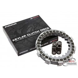 Clutch disc set VOCA Race Kevlar for Minarelli AM, Generic, KSR-Moto, Keeway, Motobi, Ride, 1E40MA, 1E40MB