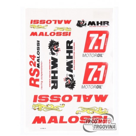 sticker set Malossi DIN-A3