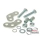 shock absorber adapter / shock absorber height adjustment silver color for Derbi Senda (00-), Aprilia RX, SX, Gilera RCR, SMT