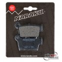 Brake pads Naraku organic for Aprilia MXV, SXV, Fantic, GasGas, Kawasaki KX, Sherco, Suzuki RM-Z, TM, Yamaha YZ, WR
