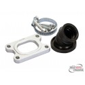 Intake manifold Polini 360 23/28.5mm for Minarelli AM6, Derbi D50B0, EBE, EBS w/ 23-24mm CP carburetor
