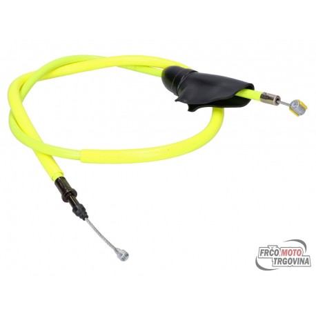 Clutch cable Doppler PTFE neon yellow for Aprilia RX 50 06-, SX 50, Derbi Senda 06-, Gilera SMT, RCR