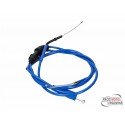 Trottle cable Doppler BLUE Derbi Senda DRD X-Treme, DRD Racing,Aprilia RX, SX, Gilera RCR, SMT 11-