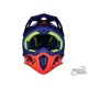 Helmet SWAPS Industry S818 motocross helmet in blue / fluo yellow / red