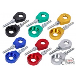 Anodized chain tensioner set (2 pieces) in different colors to choose