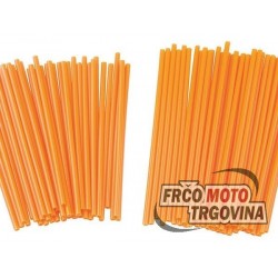 Set 80 kos - oranžne slamice špic platišča  215 mm