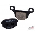 Brake pads Naraku organic for Aprilia RS4, Derbi GPR, Motorhispania RX, Pegasus R50X, Rieju MRT
