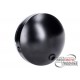 Headlight round black universal 145 mm for moped