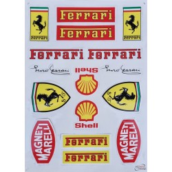 Sticker set Ferrari - 35x25 cm  (BIG )