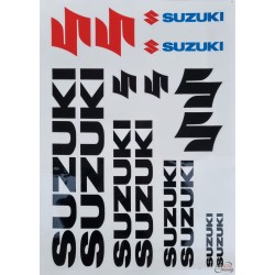 Sticker set Suzuki - 35x25 cm Black (BIG )