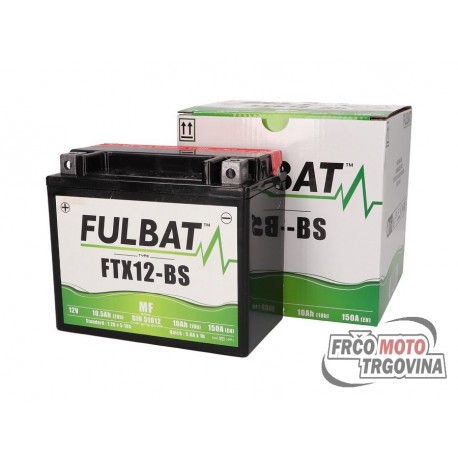 Akumulator Fulbat FTX12-BS MF brez vzdrževanja
