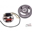 Ignition stator, rotor complete 6V 17W counterclockwise  Tomos / Puch
