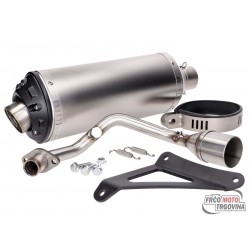 exhaust Power1 aluminum for Vespa Primavera, Sprint, Zip 4T 50 Euro4 18-