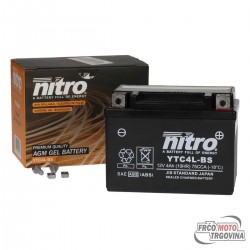 Baterija NITRO NTC4L-BS / NT4L SLA 12V 4Ah