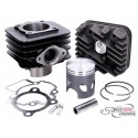 cylinder kit Top Performances Trophy Black Edition 70cc for Piaggio AC
