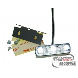 License plate light with leds