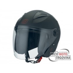 helmet Speeds Jet City II uni matt black size S (55-56cm)
