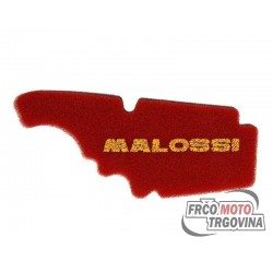 air filter foam Malossi double red sponge for Piaggio, Aprilia, Derbi, Vespa