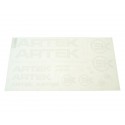 Set nalepk  ARTEK white  -44x23cm