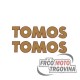 Naljepnica  Tomos Silver / Black - 150 x 31mm