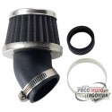 Sporting air filter  KN 28-35mm -silver 45 side