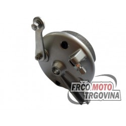 Brake torque plate Tomos A35 / various models 120mm rear (also front) 15mm with 12mm bush silver