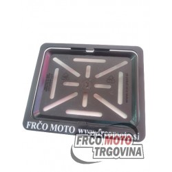 License plate holder - Frčo Moto black for moped 50cc