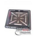 License plate holder - Frčo Moto black for moped 50cc