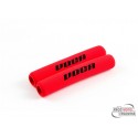 Brake lever cover VOCA Racing foam rubber red- 2 pieces