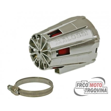 Zračni filter Malossi Red Filter E5 Racing Boxed 38mm 30° krom