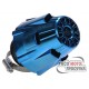 Zračni filter Polini Blue Air Box 32mm ravno modro-črn