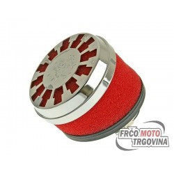 Zračni filter Malossi Red Filter E13 32 / 38mm 25° rdeče-krom