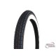 tire Kenda K252 2.25-16 31L TT whitewall / white sidewall
