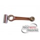 Connecting rod MEC Silver- Made In Italy  12mm -Tomos